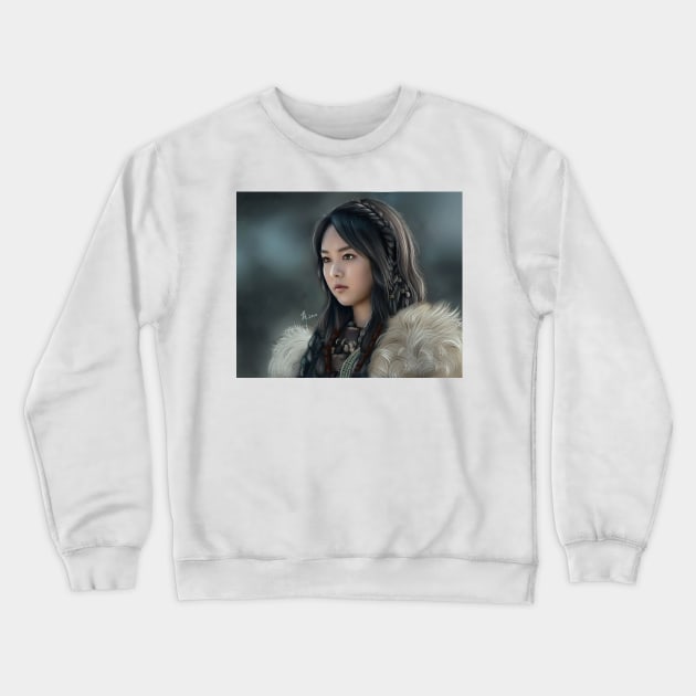 Arthdal Chronicles-kalika Crewneck Sweatshirt by cloudart2868